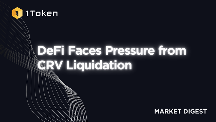DeFi Faces Pressure from CRV Liquidation